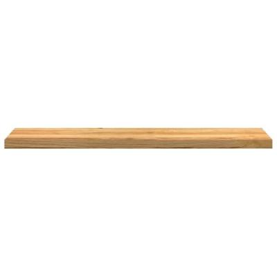 Vensterbanken 2 st 120x30x2 cm massief eikenhout lichtbruin