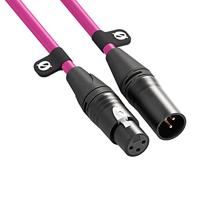 Rode XLR3M-P XLR Verbindingskabel 3 m Roze - thumbnail