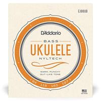 D&apos;Addario EJ88UB Nyltech snarenset voor bas ukelele - thumbnail