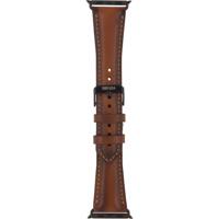 Senza Desire Leather Strap Apple Watch 38 / 40 mm cognac - LEASTR1001 - thumbnail