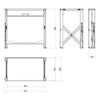 Beta C56P O-Opvouwbare Werktafel - 056000011 - thumbnail