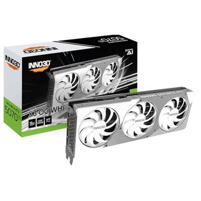 Inno 3D Nvidia RTX 5070 Ti Videokaart RTX™ 5070 Ti X3 OC WHITE 16 GB GDDR7-RAM PCIe x16 PCIe 5.0 x16 Inno 3D Nvidia RTX 5070 Ti Videokaart RTX™ 5070 Ti X3 OC WHITE 16 GB GDDR7-RAM PCIe x16 PCIe 5.0 x16