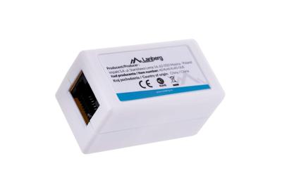Lanberg AD-RJ45-RJ45-OU5 tussenstuk voor kabels RJ-45 Wit