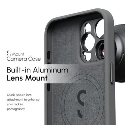 Shiftcam Camera hoesje S.Mount iPhone 15 Pro Max - Dark - thumbnail