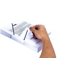 Bankers Box archiefbinder D-Clip blauw, doos van 100 stuks - thumbnail