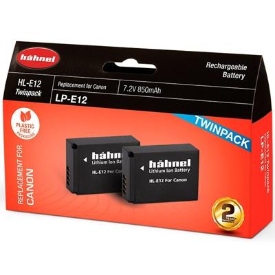 Hahnel HL-E12 Canon Type Twin Pack