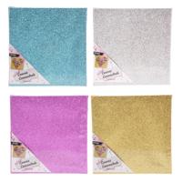 Canvas Glitter 15x15cm, Set van 12 - thumbnail