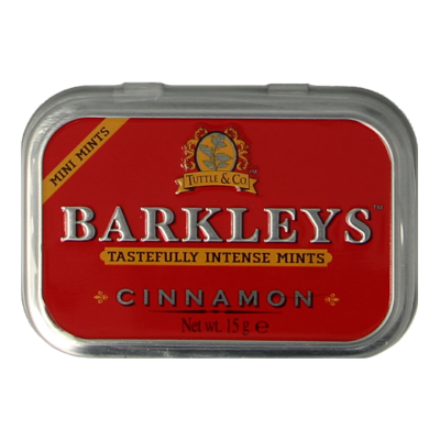 Barkleys Mints cinnamon sugarfree 15 Gram Barkleys Mints cinnamon sugarfree 15 Gram
