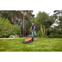 Black & Decker Black and Decker Grasmaaier Elektrisch Instelbare maaihoogte, In hoogte verstelbare greep met klapfunctie 1600 W Snijbreedte max. 38 cm - thumbnail