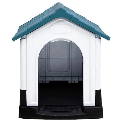 Hondenhok 57x68x66 cm polypropeen blauw