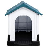 Hondenhok 57x68x66 cm polypropeen blauw - thumbnail