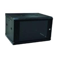 WP Rack WPN-RWB-06605-B Wandbehuizing Glasdeur 6U Zwart - 600x370x500mm (BxHxD) - thumbnail