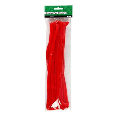 Creativ Company Chenilledraad rood 30cm, 25st.