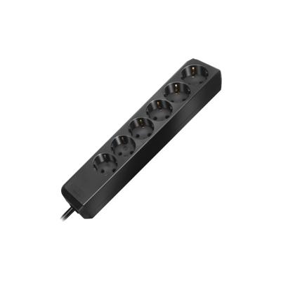 Brennenstuhl 1159400015 Stekkerdoos | Eco-Line | 6 Sockets | Zwart | 1,5 meter