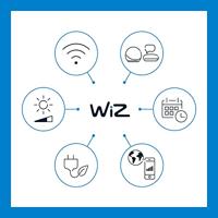 WiZ Wi-Fi BLE Pole Floor Light EU 8719514554375 Staande LED-lamp LED 13 W Wit - thumbnail
