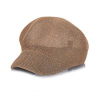 Lente en zomer Koreaanse versie van de nieuwe lichte lichaam effen kleur casual bump Beret Hat vrouwelijke outdoor Fashion Duck tong achthoekige Cap ( - thumbnail