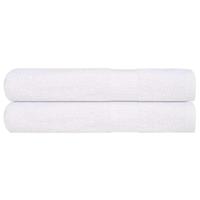 VidaXL Handdoeken frogn 2 st 100x200 cm 360 g/m² wit - thumbnail