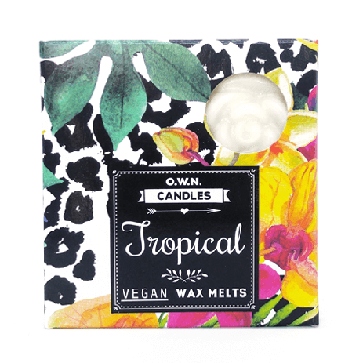 O.W.N. Candles 4 Scented Wax Melts Gift Box Tropical