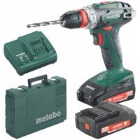 Metabo BS 18 L Quick Accu boorschroefmachine |18 Volt | 2 x 2,0 Ah Li-Power, SC 60 Plus | In Metabox - 602320500 - thumbnail