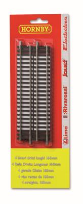 4 rechte rails 168 mm Hornby - My village 4 rechte rails 168 mm Hornby - My village