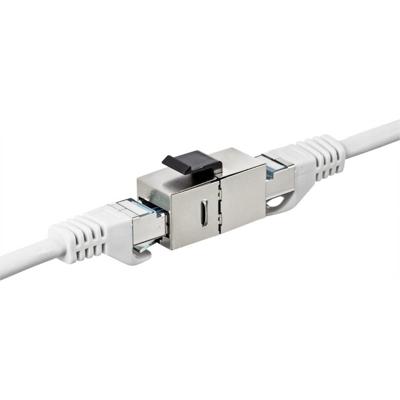 Renkforce RJ45 Netwerk Adapter CAT 6A [1x RJ45-bus 8p8c - 1x RJ45-bus 8p8c]