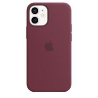 Apple Silicone MagSafe Case iPhone 12 Mini Plum - thumbnail