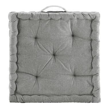 Matraskussen Mika - antraciet - 45x45x10 cm