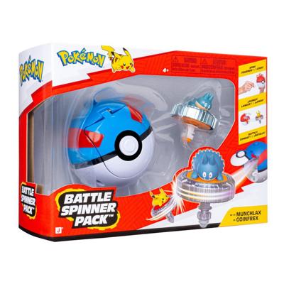 Pokémon Battle Spinner pack Munchlax en Pokéball