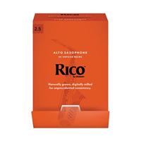 D&apos;Addario Woodwinds RJA0125-B50 Rico Altsaxofoonriet, 2.5, 50-Pack, Unfiled - thumbnail