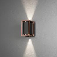 Konstsmide Vale 423-759 Buitenlamp (wand) LED GU10 14 W Zwart, Koper - thumbnail