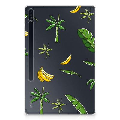 Samsung Galaxy Tab S7 Plus | S8 Plus | Siliconen hoesje | Banana Tree