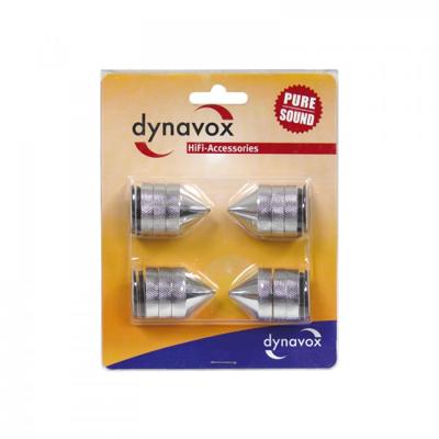 Dynavox SPIKES 4 STUKS CHROME