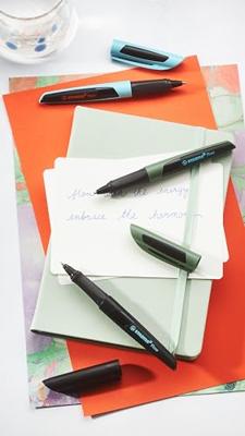 STABILO Flow SPORTY balpen, medium punt, black (zwart)