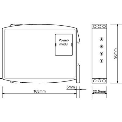 Bewakingsrelais 24 - 400 V/AC 1x wisselcontact tele G2PM400VSY10 1 stuk(s) Bewakingsrelais 24 - 400 V/AC 1x wisselcontact tele G2PM400VSY10 1 stuk(s)