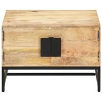 Salontafel 67x67x45 cm massief mangohout - thumbnail
