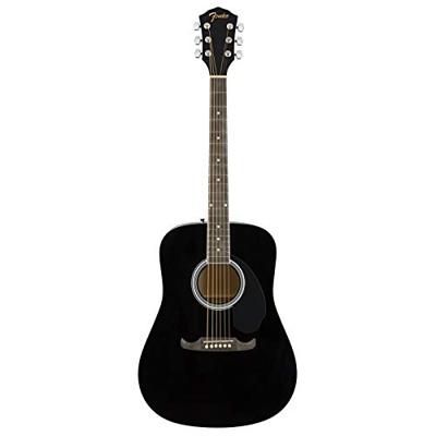 Fender FA-125 Dreadnought Black akoestische westerngitaar met gigbag