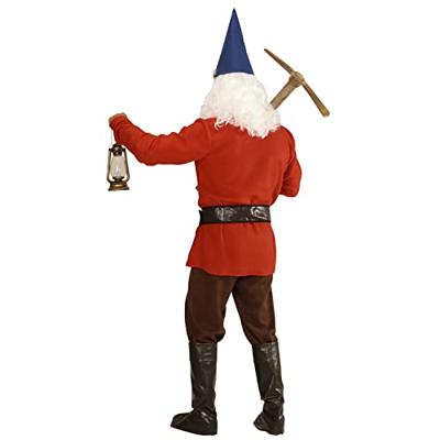 Dwerg kostuum compleet rood Warbo