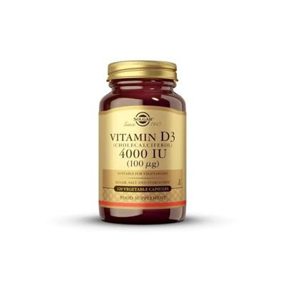 Solgar Vitamine D3 4000 IU Capsules