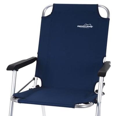 Redcliffs Campingstoel Met Armleuning Donker Blauw 67x53x90cm