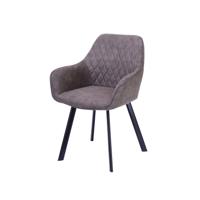 Eetkamerstoel Silves Taupe - Set van 2 - thumbnail