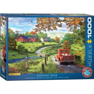 The Country Drive - Dominic Davison (1000 Stukjes) - Puzzel;Puzzel (0628136609685)