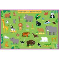 Deltas Educatieve onderlegger preschool - dieren van de dierentuin - thumbnail