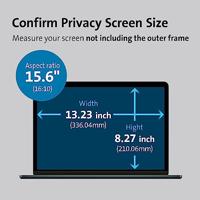 Kensington MagPro™ Privacy Filter Privacyfolie Laptop 39,6 cm (15,6) Beeldverhouding: 16:10 K55255WW Universal - thumbnail