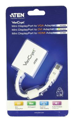 ATEN Mini DisplayPort naar DVI Adapter