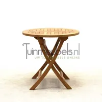 Vita tuintafel Milton teak rond Ø80H76 cm - thumbnail