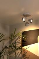 Lucide SENSAS - Plafondspot - Ø 25,8 cm - 3xGU10 (ES111) - Beige - thumbnail