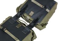 Dubbele fietstas Basil SoHo Nordlicht 41 liter 31 x 13 x 37 cm - mosgroen - thumbnail