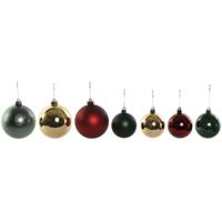 Kerstballen Home ESPRIT Rood Groen Polyethyleen 25 x 25 x 25 cm (41 Onderdelen) - thumbnail