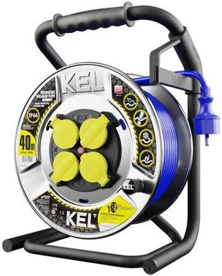 Kel Kabelhaspel prof H07BQ-F 3x2,5qmm 40m blauw - 1167340 Kel Kabelhaspel prof H07BQ-F 3x2,5qmm 40m blauw - 1167340