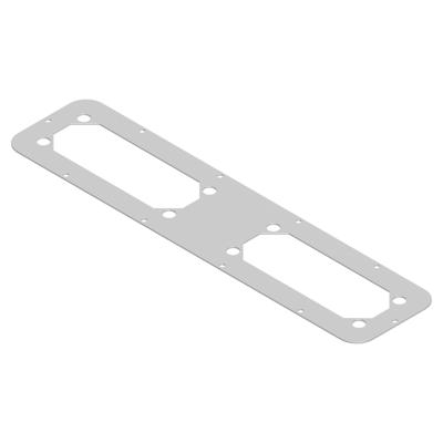 Schneider Electric NSYTLG2FL Kabeldoorvoering Plaatdikte (max.): 1.5 mm Staal Grijs-wit (RAL 7035) 1 stuk(s)